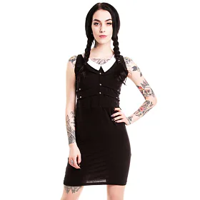 HEARTLESS Wednesday Černá XL