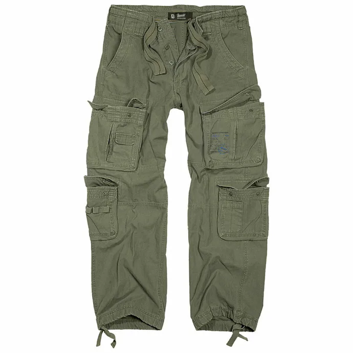 kalhoty plátěné BRANDIT Pure Vintage Trouser Oliv S